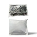 Two packages, one clear bag of building bricks and one padded envelope, are shown.
