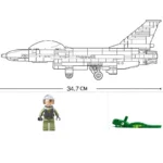 A toy airplane outline, a pilot figure, and a green crocodile figure are displayed.