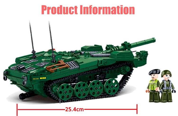 WW2 Military STRV-103 Tank Army Armored Vehicle Mould King Building Bricks Classic Moc Blocks Action Figures Kids Toys Boys Gift